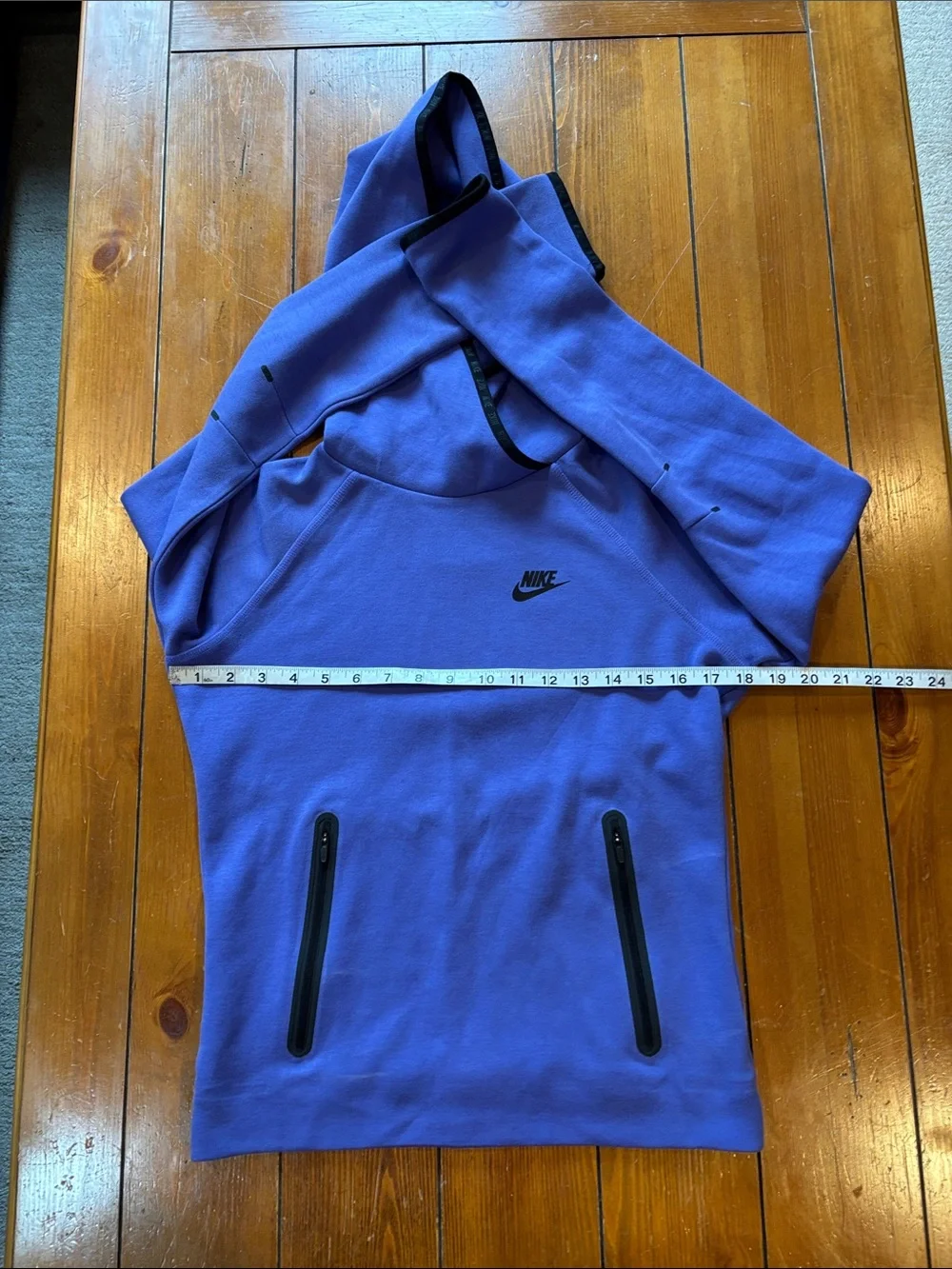 NIKE Vintage Purple Hooded Performance Sweatshirt Women’s Size Small EUC